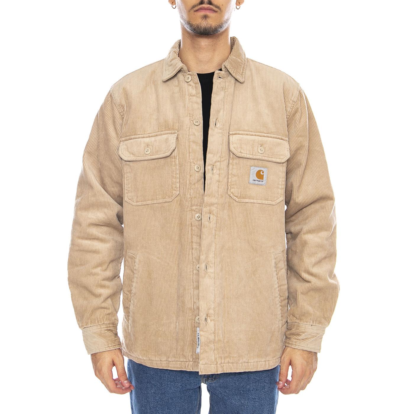 Whitsome Shirt Jacket Wall - Giacca Invernale Uomo Beige I028827-G1XX . CARHARTT WIP 