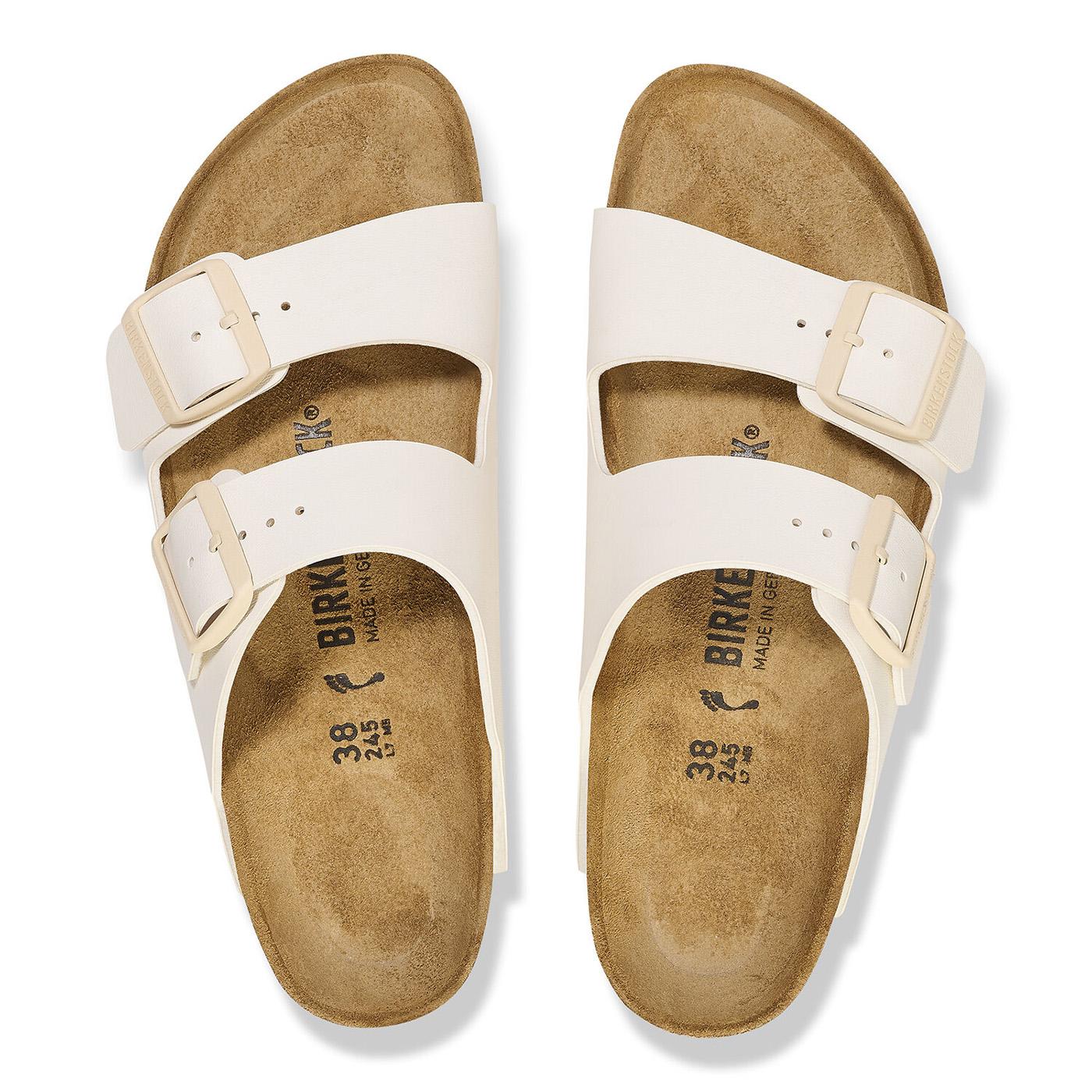 Arizona Bs Eggshell Narrow Fit - Sandali Donna Bianchi - Calzata Stretta 1027339  BIRKENSTOCK 