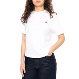 OAKPORT BOXY SS TEE - Camiseta Cuello Redondo Mujer Blanca Mujer DICKIES