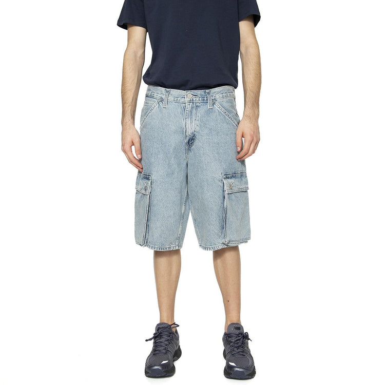 478 Baggy Cargo Shorts My Pocket Full Blue - Bermuda Uomo Blu 001GU-0004 . LEVIS 
