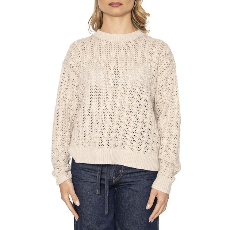 Sunrise Crochet Sweater Oatmeal - Maglia Donna Beige 0013A-0000 . LEVIS 