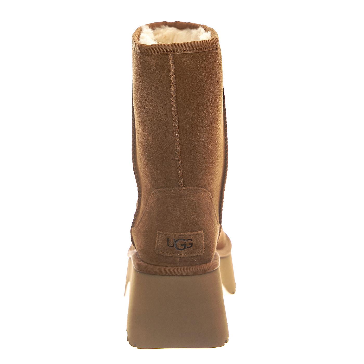 W Classic Short New Heights Chstnut Mini Platrform - Stivali Donna Beige 1158310-CHE  UGG 