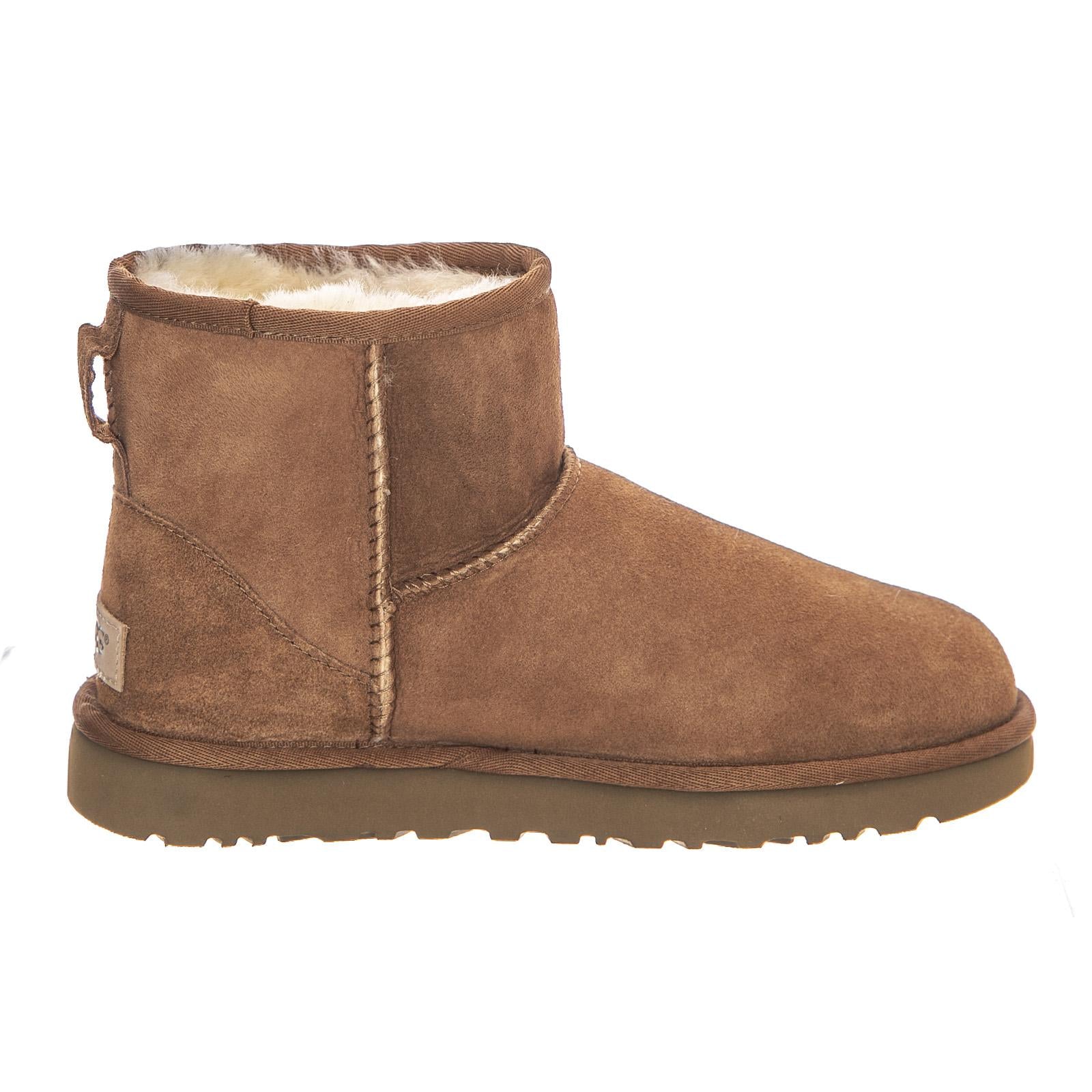 Mini Classic II Chestnut- Stivaletti alla Caviglia Donna Marroni UGSCLMCN1016222W . UGG 