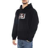Obey TV Fleece Black - Hoodie Hombre Negro OBEY