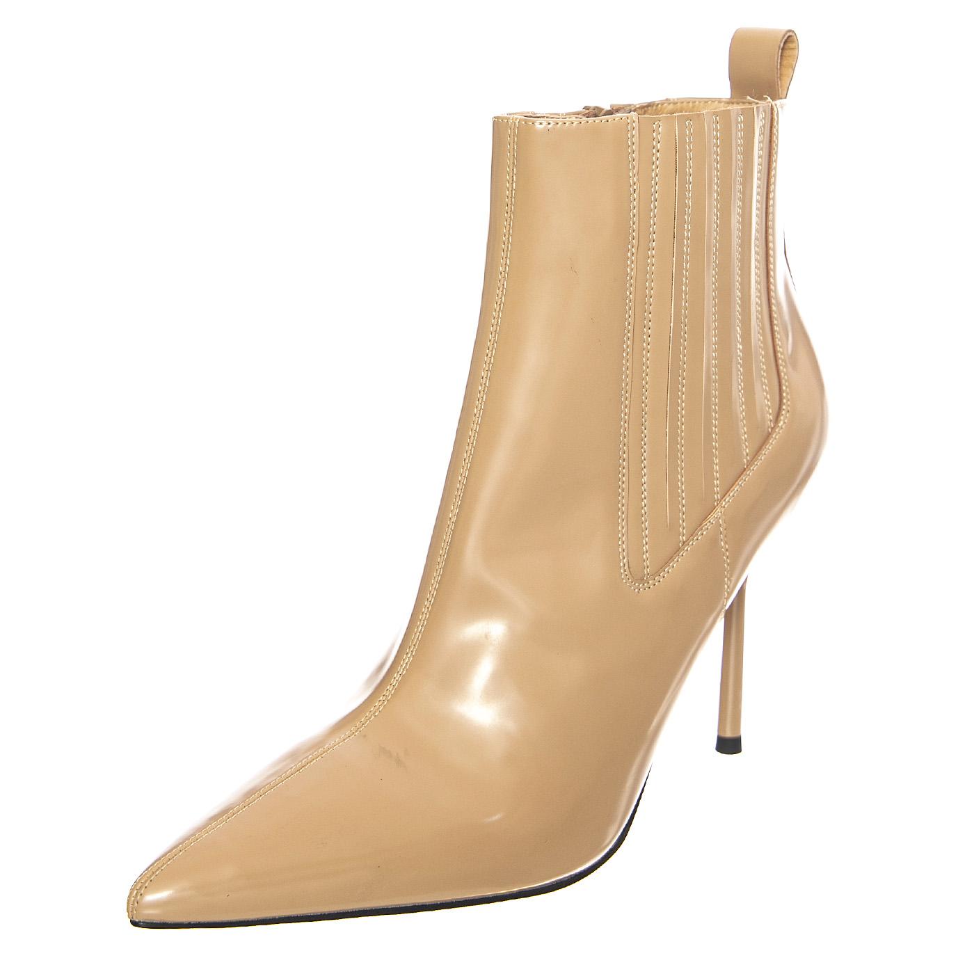 W' Nicolette Nude Box - Stivali Donna Beige JCSJCD-126-7-07-NUD  JEFFREY CAMPBELL 