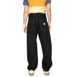 Carhartt WIP Brandon Pant Denim Smith - Pantaloni Uomo Neri I031246_89_02  CARHARTT WIP 