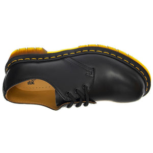 1461 Black Smooth 3 Eye Shoe - Scarpe Stringate Profilo Basso Uomo Nere 11838002 . DR.MARTENS 