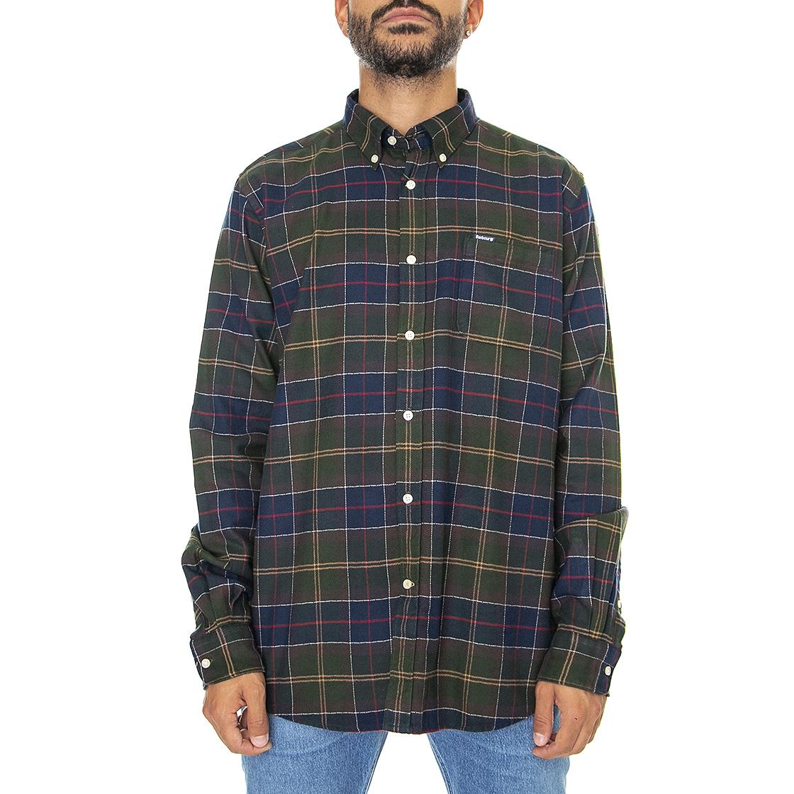 Keyloch Tailored Shirt Classic Tartan - Camicia Uomo Tartan Blu / Multicolore FW22-MSH5014-TN11 . BARBOUR 