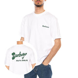 OS FIT ARCHIVE LOGO T-SHIRT - Camiseta Cuello Redondo Hombre Blanca BARBOUR