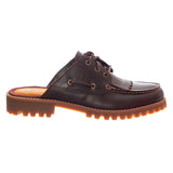 AUTH Mule Shoe BUR F Grain - Sandalias Mujer Borgoña TIMBERLAND