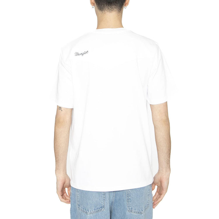 Blue Bell Tee White - Maglietta Girocollo Uomo Bianca 112362787  WRANGLER 