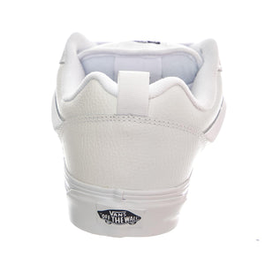 Knu School Leather True White - Scarpe Profilo Basso Uomo Bianche VN0009QCW001  VANS 