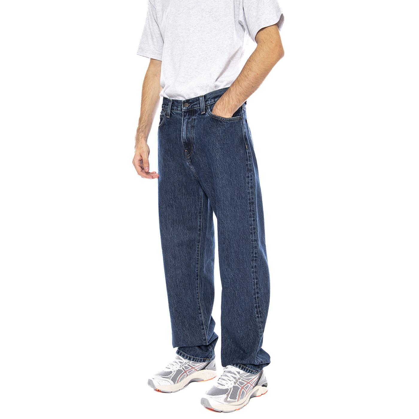 Aaron Pant Blue - Pantaloni Denim Jeans Uomo Blu I034237.0106 . CARHARTT WIP 