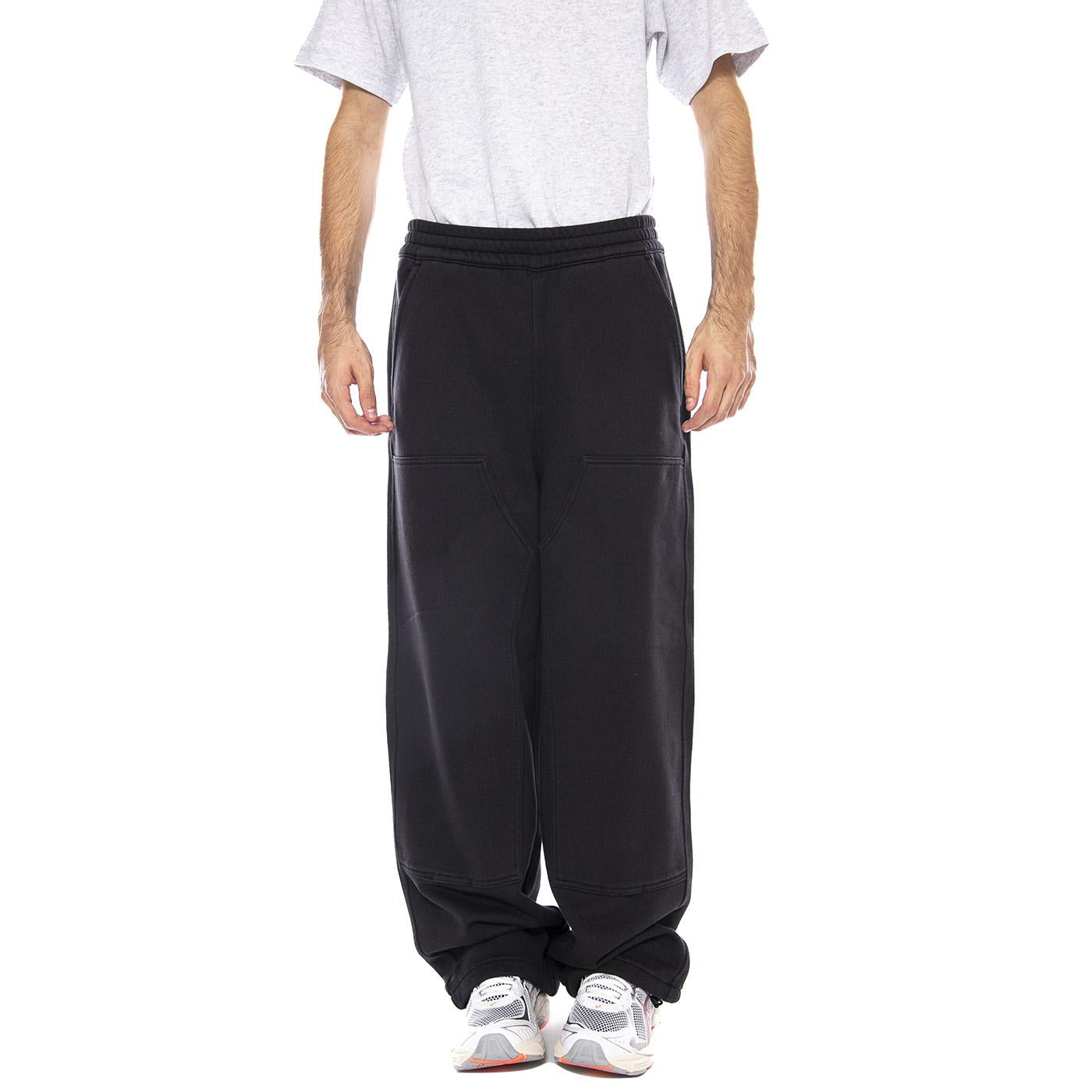 Double Knee Sweat Pant Black - Pantaloni Uomo Neri I035546.8906 . CARHARTT WIP 