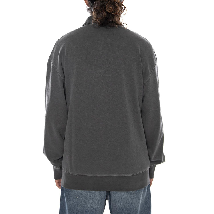 HARPER POLO BLACK - Felpa Polo Maniche Lunghe Uomo Nera I036893 89GD CARHARTT WIP 