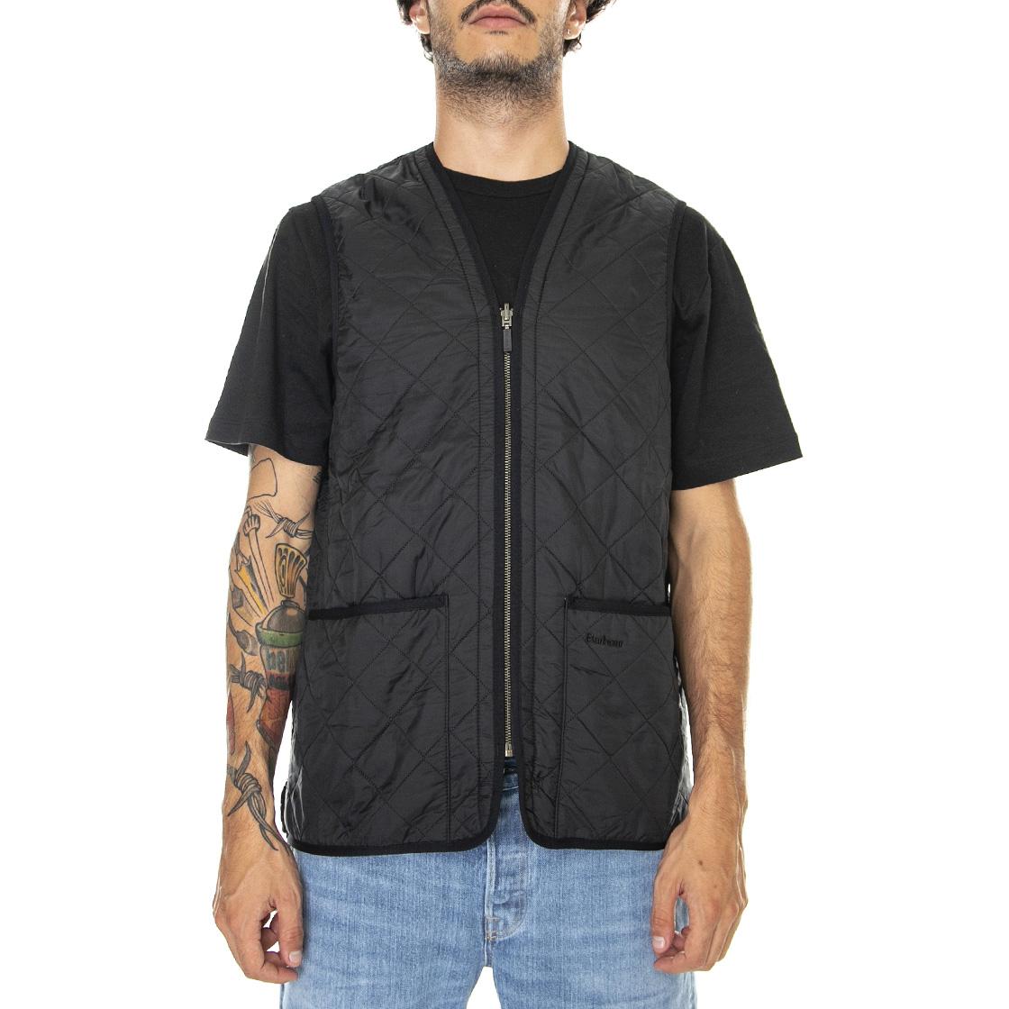Polarquilt Waistcoat Zip Liner Black - Giacca Smanicata Uomo Nera FW22-MLI0002-BK91 . BARBOUR 