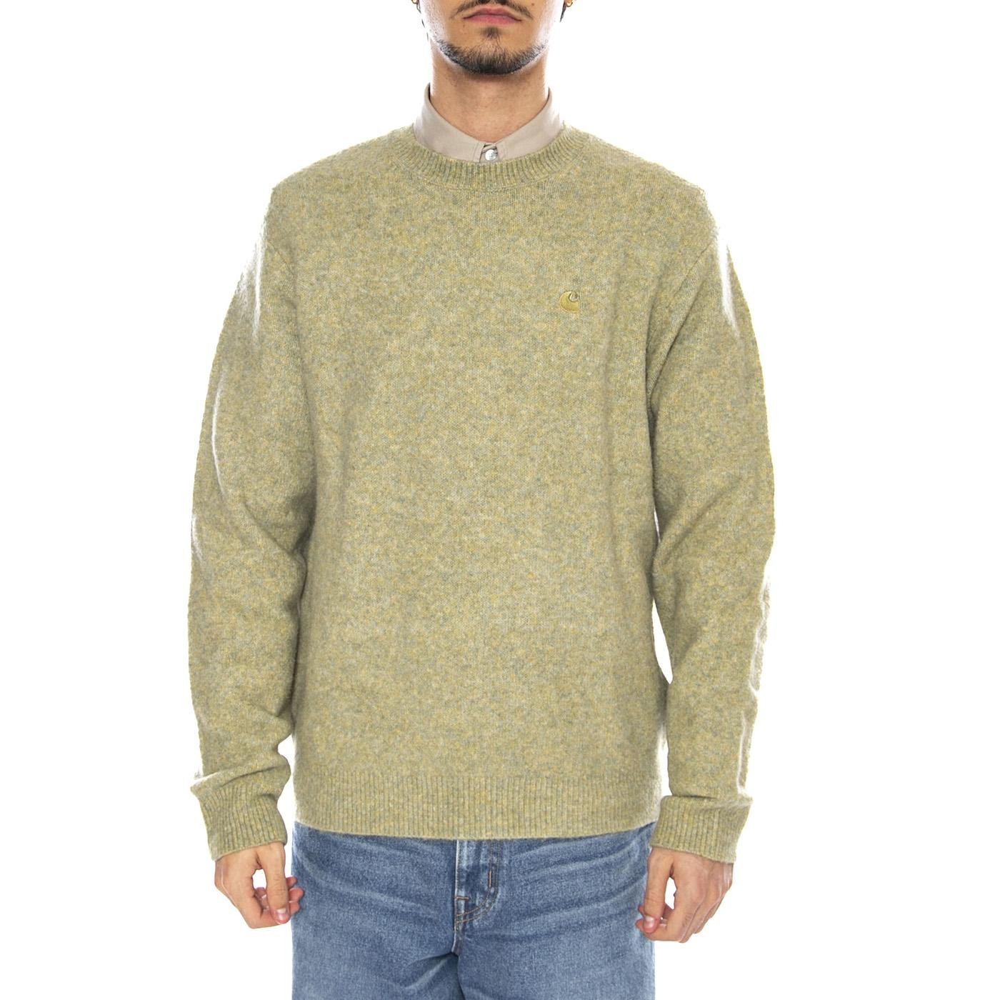 Curtis Sweater Tangled Brass - Maglione Girocollo Uomo Beige I035394.3D9XX . CARHARTT WIP 
