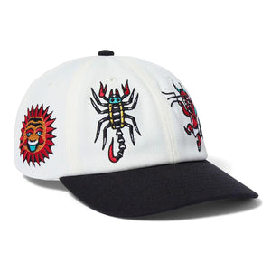Bledsoe 6 Panels Snapback - Cappellino con Visiera Bianco HT00838-NATUR  HUF 
