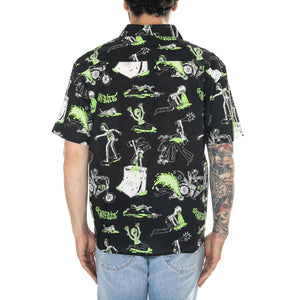 Scene Report Black - Camicia Maniche Corte Uomo Multicolore SCA-SHT-0728  SANTA CRUZ 