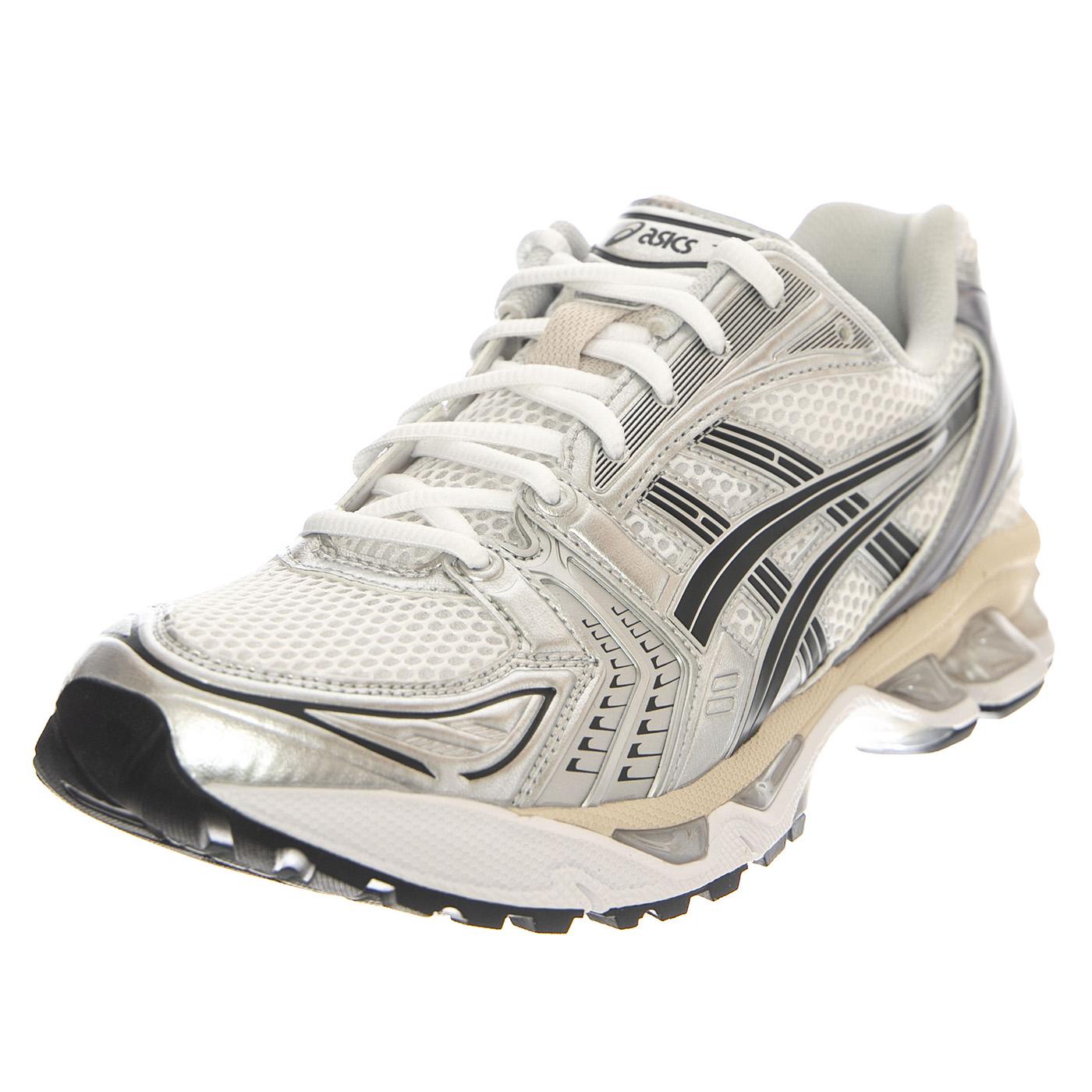 GEL-KAYANO 14 WHITE / GRAPHITE GREY - Scarpe Stringate Uomo Bianche 1203A537 110 ASICS 