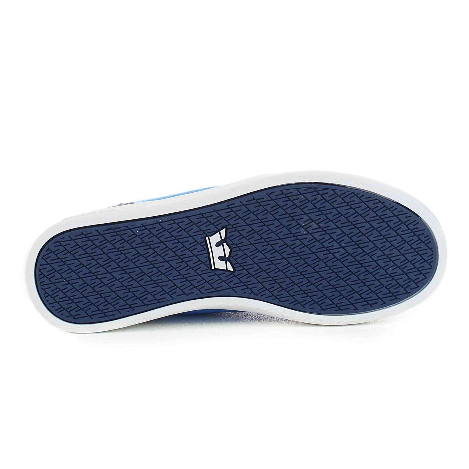 Yorek -  Scarpe Profilo Basso Bambino / Bambina Blu / Bianche 58228-429-M-429  SUPRA 