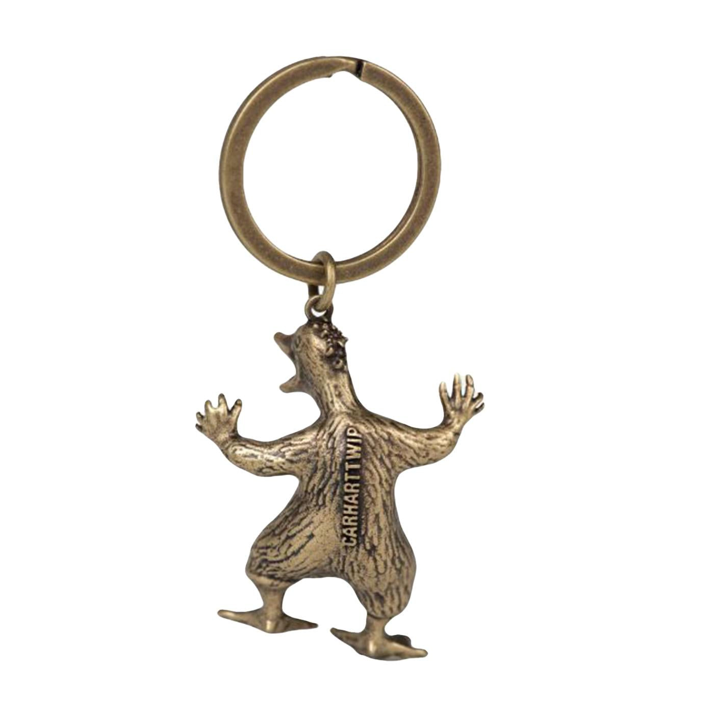 Wiptopia Keychain Gold - Portachiavi in Metallo I035885.3KXX . CARHARTT WIP 
