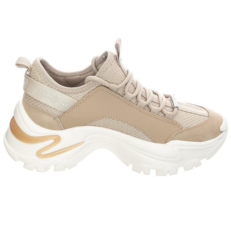 Medusa - Scarpe Stringate Profilo Basso Donna Beige SMPMEDUSA-BLS  STEVE MADDEN 