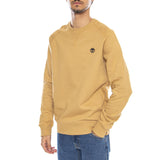 Exeter River Brushed Back Crew Sweatshirt Beige - Sudadera Cuello Redondo Hombre Beige Hombre TIMBERLAND