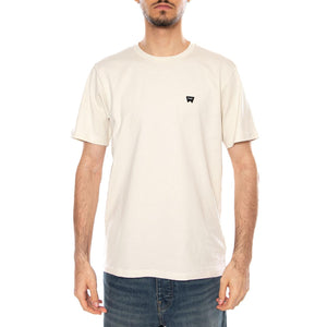 Sign Off Tee Vintage White - Maglietta Giorocollo Uomo Beige 112351234 WHT WRANGLER 