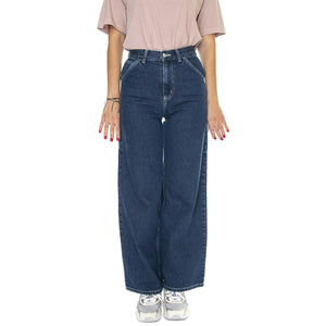 W' Jens Pant Blue /stone washed - Pantaloni Denim Jeans Donna Blu I032709.0106  CARHARTT WIP 