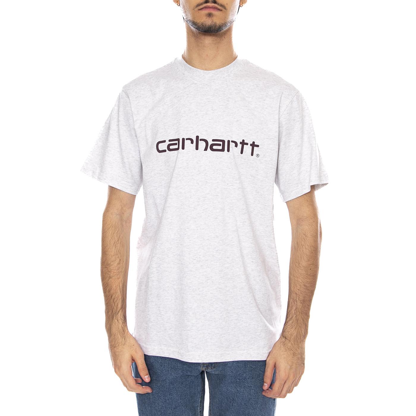S/S Script T-Shirt Ash Heather / Rondo I035700.38HXX . CARHARTT WIP 