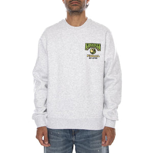 PINBALL SWEAT ASH HEATHER - Felpa Girocollo Uomo Grigia I036912 482XX CARHARTT WIP 